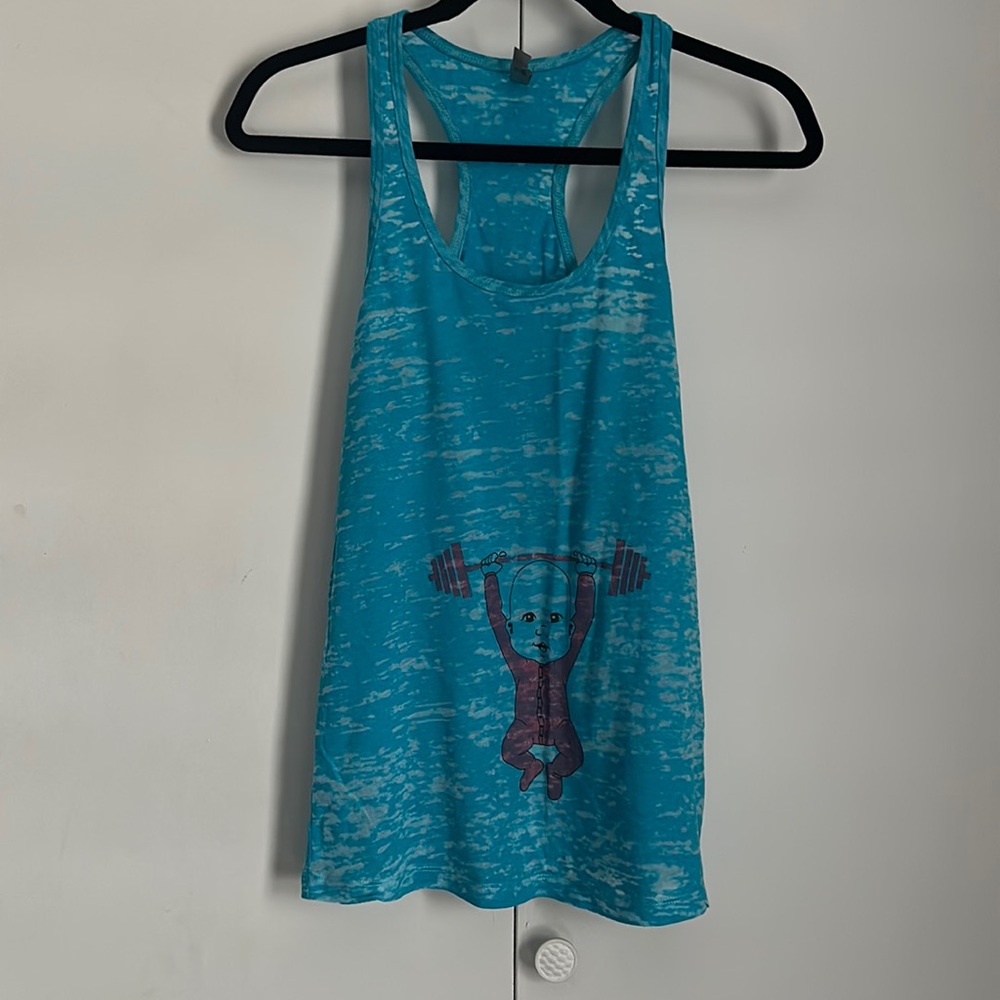 Baby Lifting Weights Tank Top M